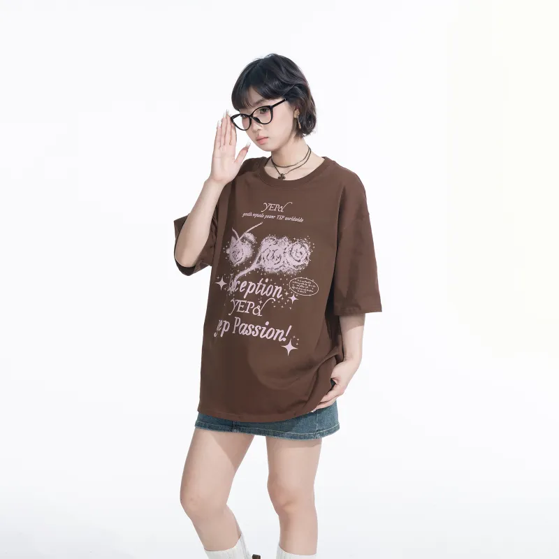 YEP T-Shirts Women's Coffee-5