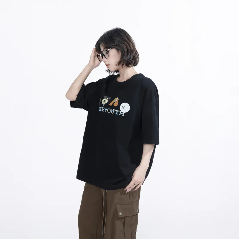 YEP T-Shirts Women's Black-3