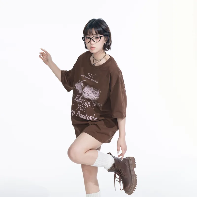 YEP T-Shirts Women's Coffee-6