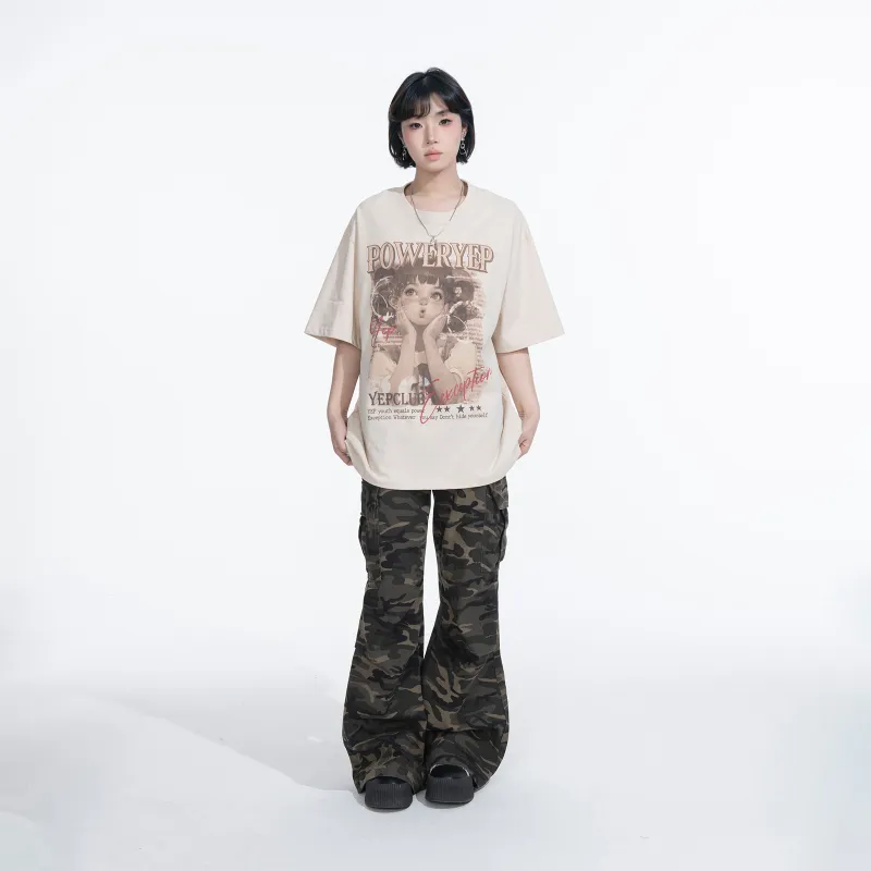 YEP T-Shirts Women's Apricot-5