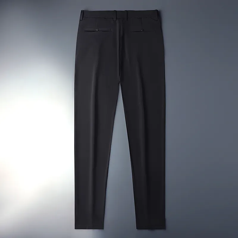 LISENPOK Suit Trousers Men Black-1