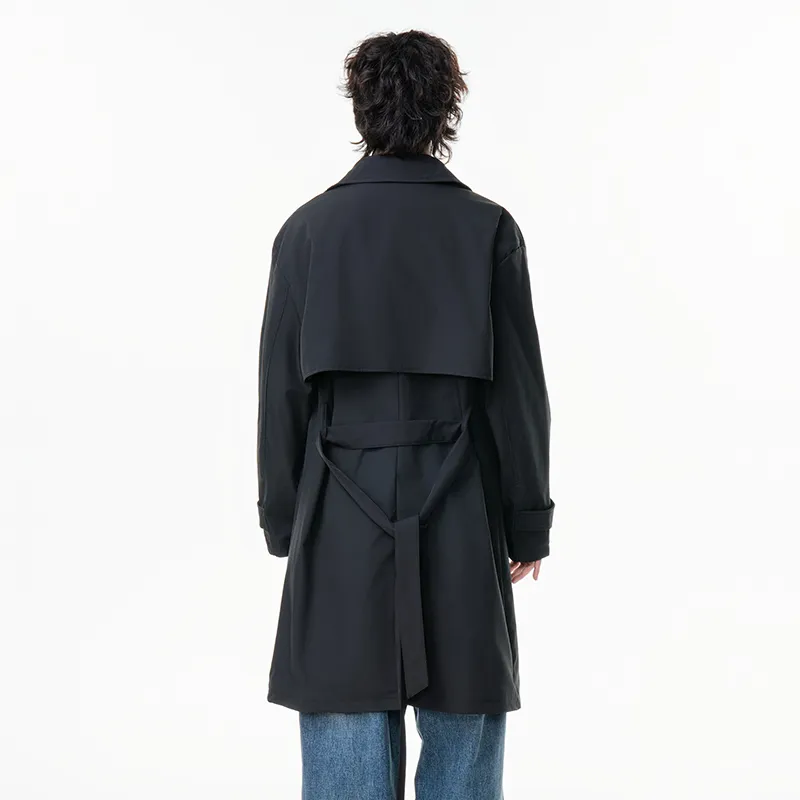 LISENPOK Trench Coats Unisex-2