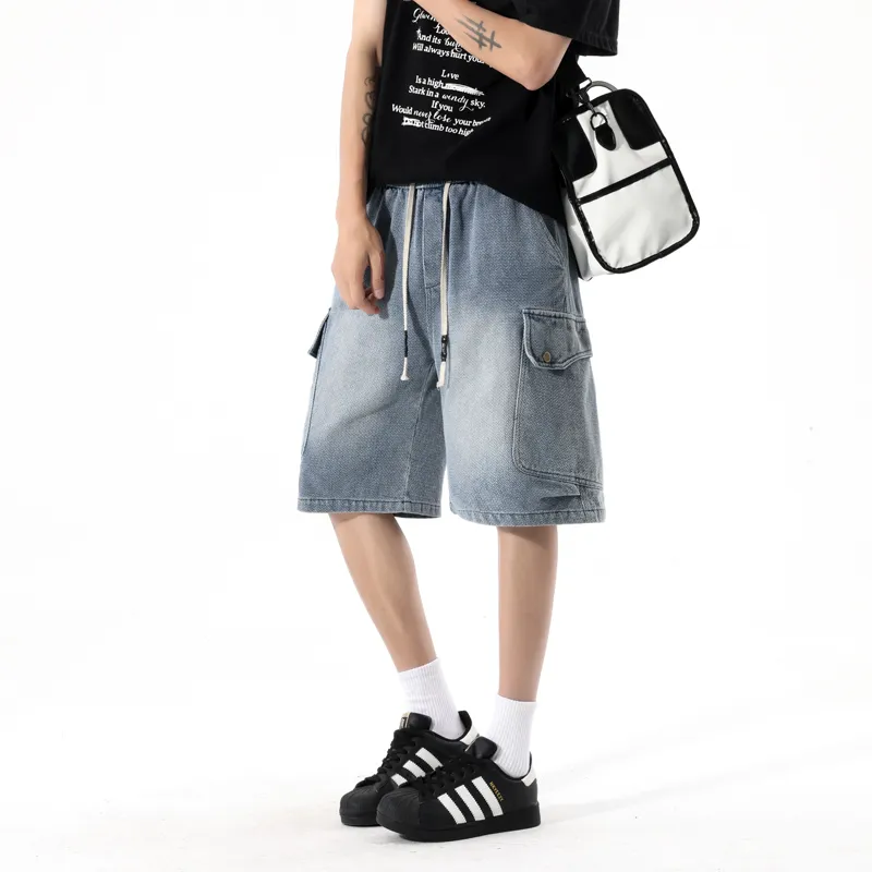 LISENPOK Denim Shorts Men-10