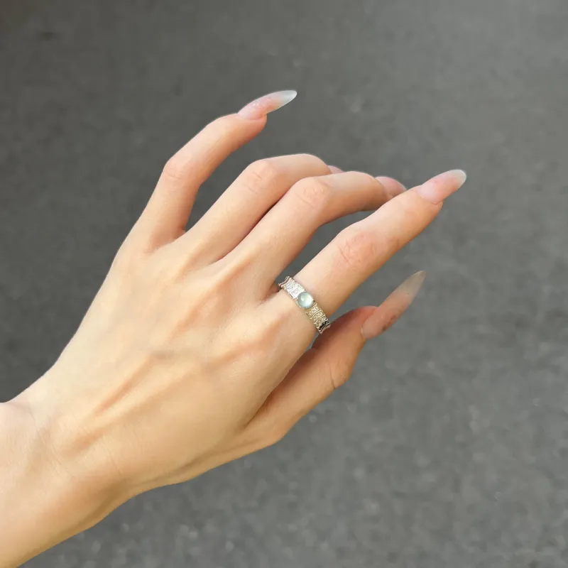 QIXIANG Ice Glutinous Rings Unisex-4