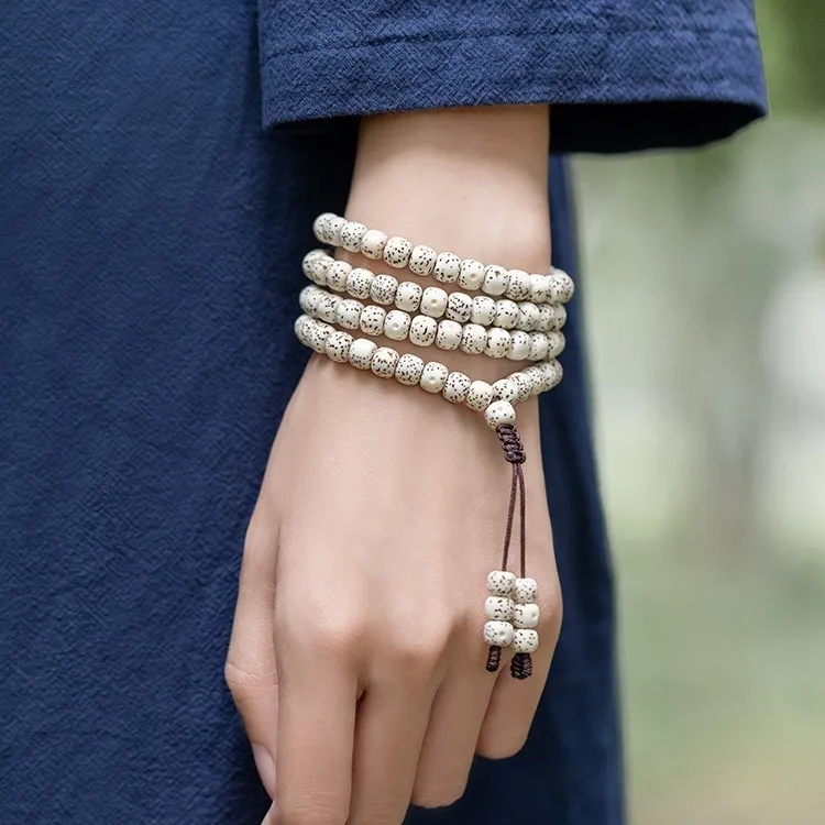QIXIANG Star Moon Bodhi Seeds Bracelets Unisex-1