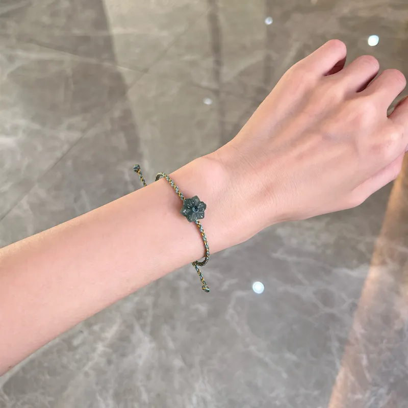 QIXIANG Glutinous Jade Bracelets Unisex-3