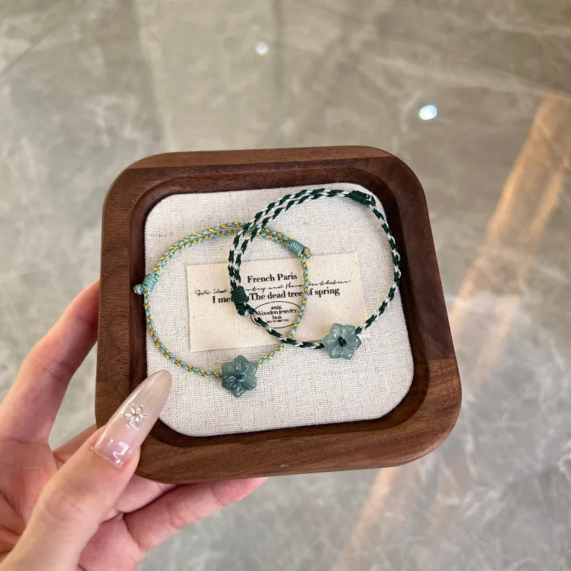 QIXIANG Glutinous Jade Bracelets Unisex-10