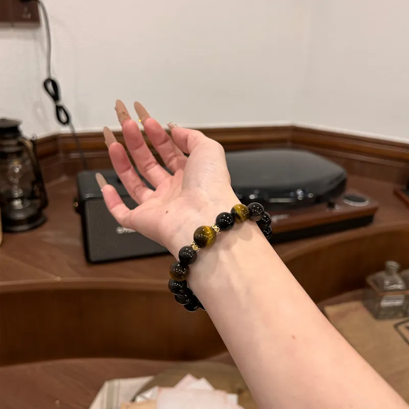 QIXIANG Obsidian Bracelets Unisex-5