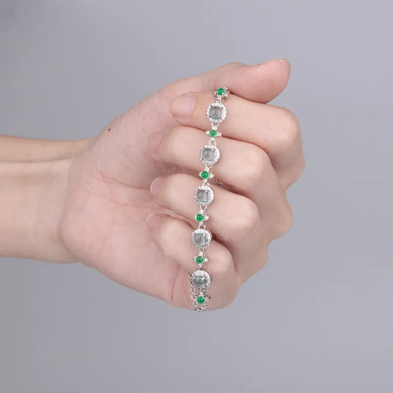 QIXIANG Ice Glutinous Bracelets Women's-1