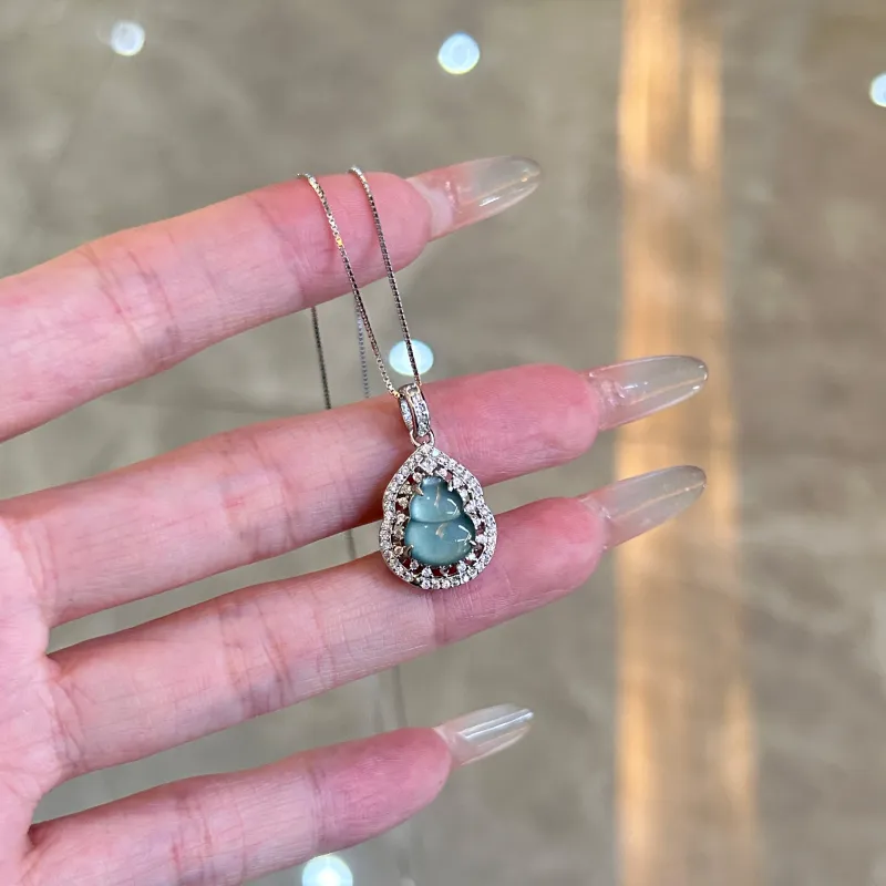 QIXIANG Ice Glutinous Necklaces Women's-4