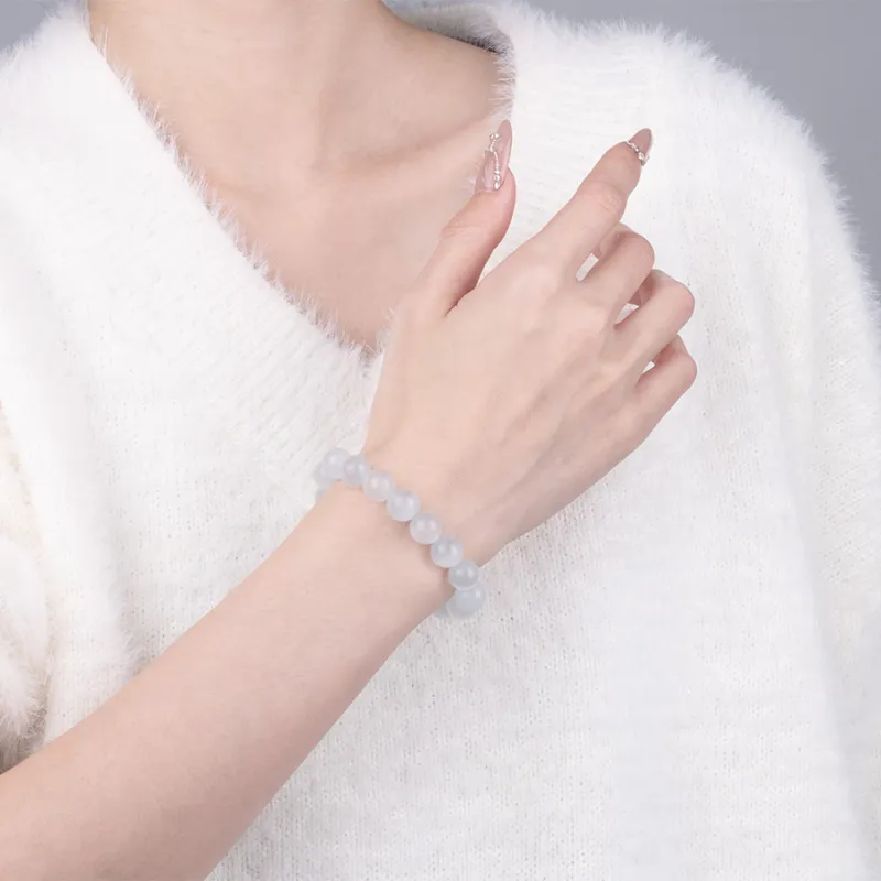 QIXIANG Glass Cat Eye Bracelets Women's-1