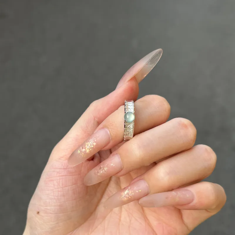 QIXIANG Ice Glutinous Rings Unisex-5