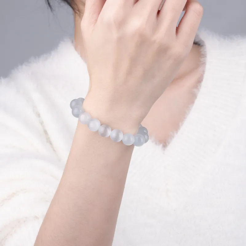 QIXIANG Glass Cat Eye Bracelets Women's-2