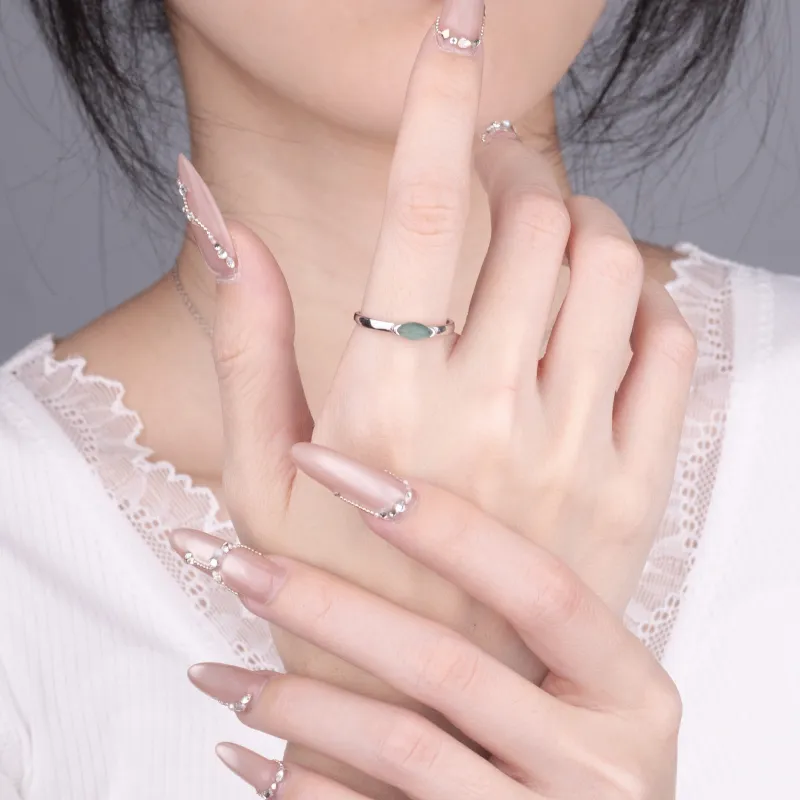 QIXIANG Ice Glutinous Rings Unisex-5