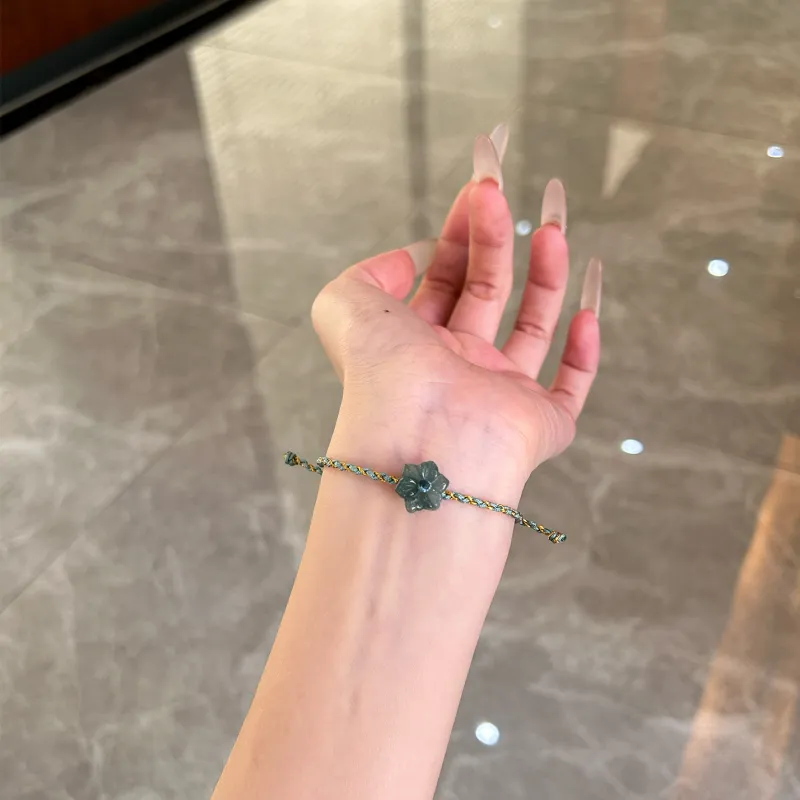 QIXIANG Glutinous Jade Bracelets Unisex-2