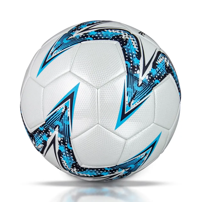PSYCHE Size 5 Soccer PU Seamless Thermal bonding Unisex Azure Blue Marine-7