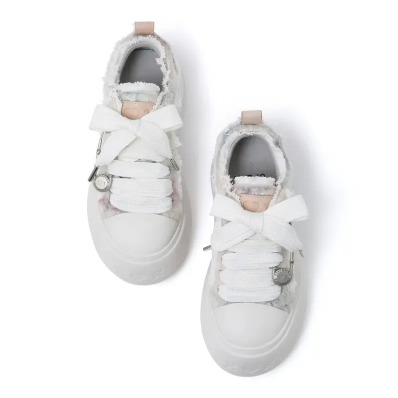 SOAP OPERA Basic Collection Coverage Slip Resistant And Abrasion Resistant Low Top Skateboard Shoes Unisex White-4