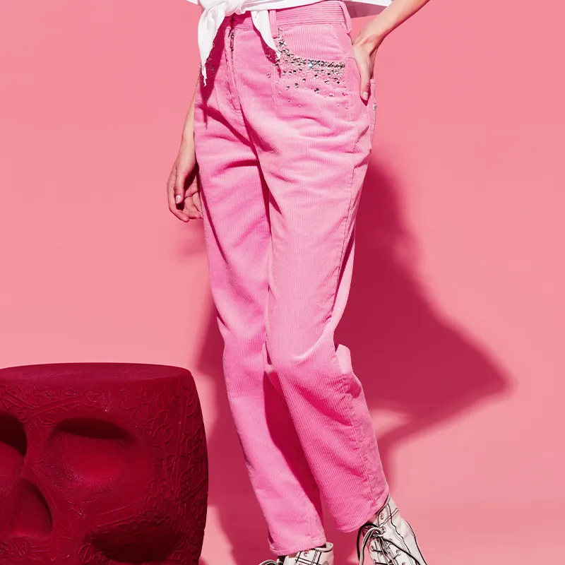 TCH Casual Pants Unisex Pink-2