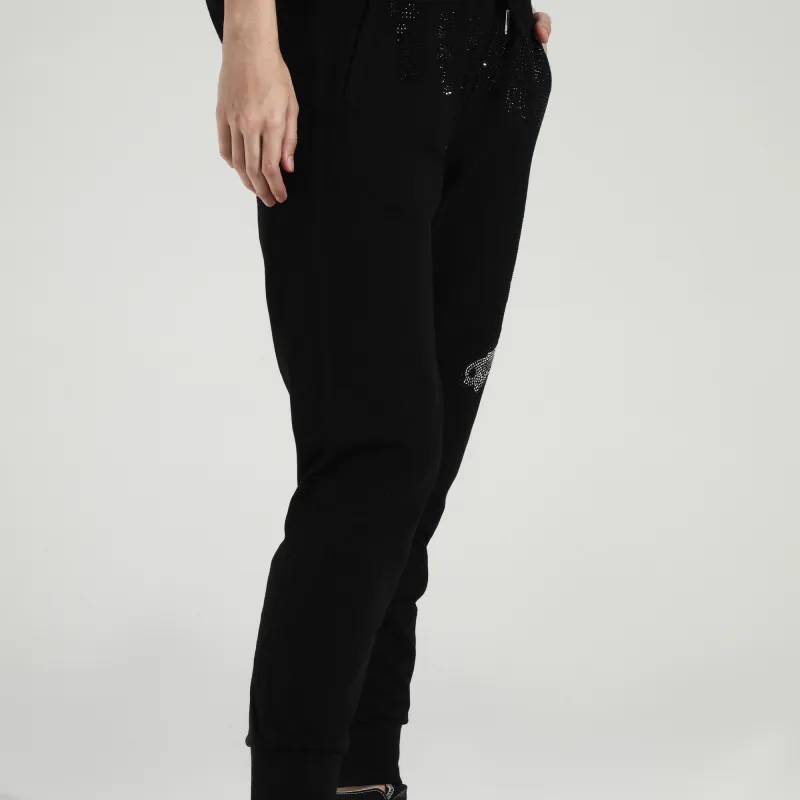 TCH Knitted Sweatpants Unisex Black-4