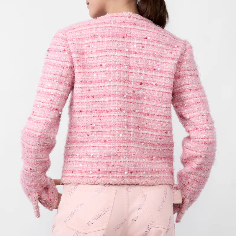 TCH Cropped Coats Women's Pink-4