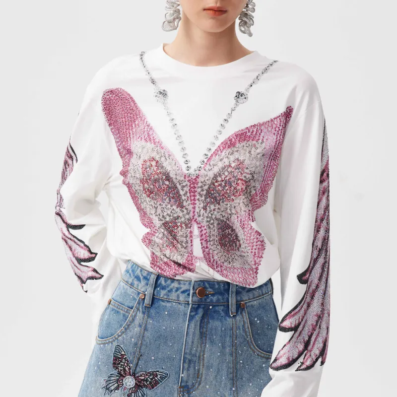 TCH T Shirt Unisex White With Pink Logo-5