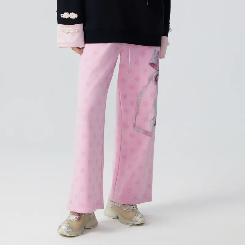 TCH Casual Pants Women's Pink-5