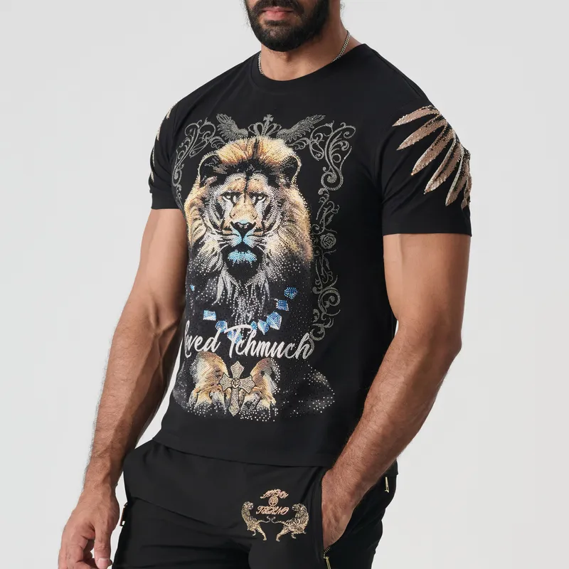 TCH T Shirt Unisex Black Base Gold Logo-5