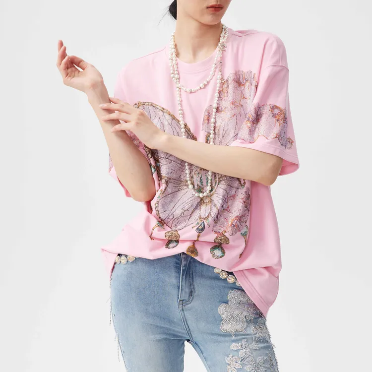TCH T Shirts Unisex Pink-6