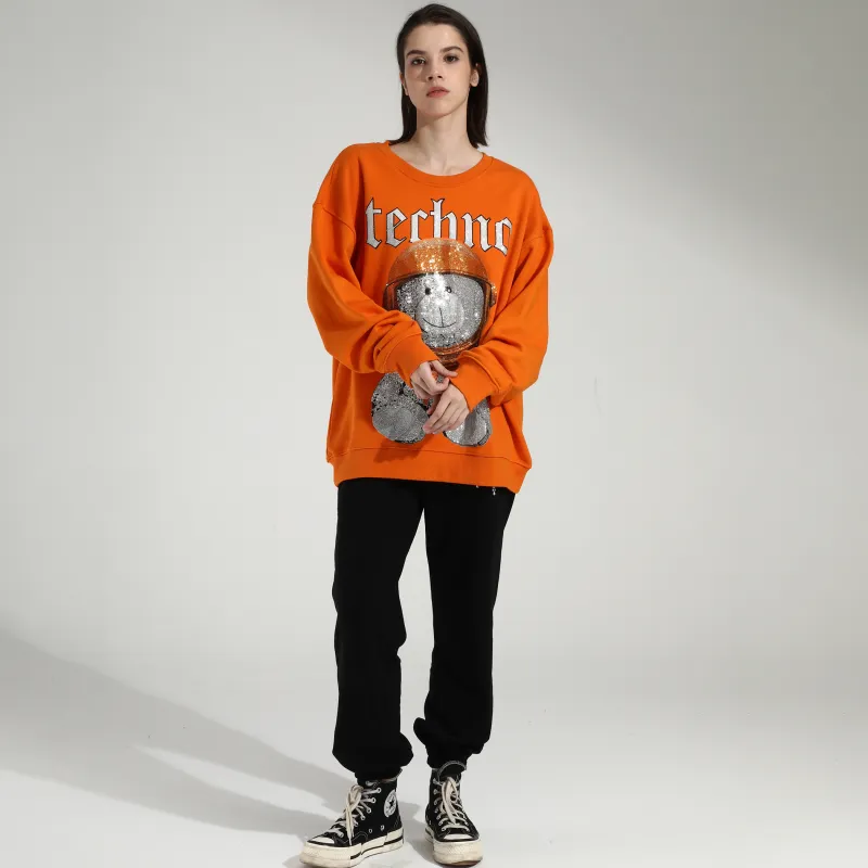 TCH Sweatshirts Unisex Orange-4
