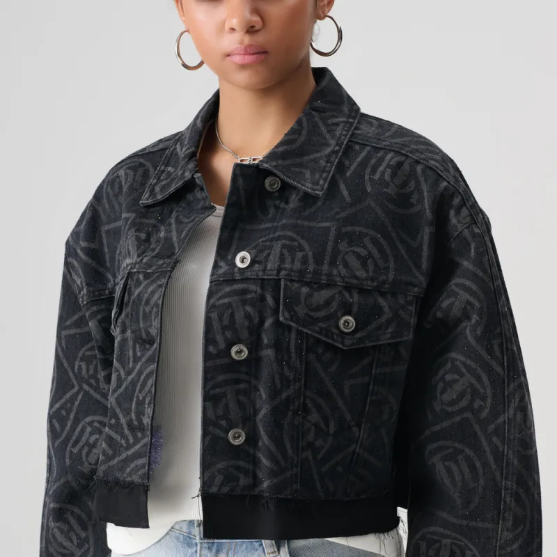 TCH Cropped Coats Women's Black-3