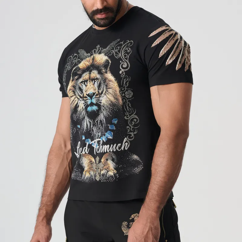 TCH T Shirt Unisex Black Base Gold Logo-3