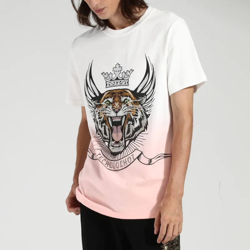 TCH T Shirts Unisex White Silver Label-4