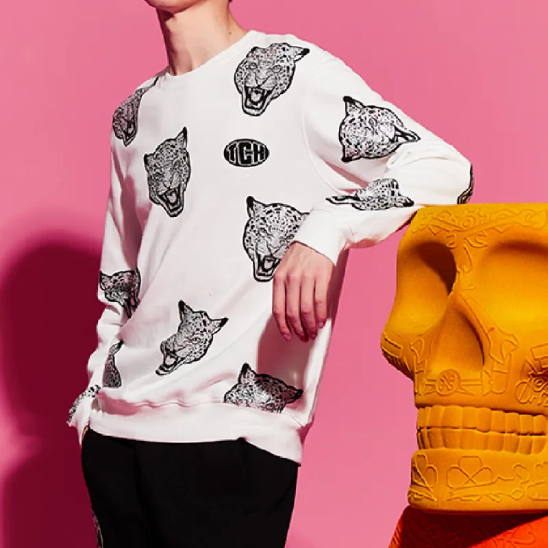 TCH FW23 Crew Neck Sweatshirt Long Sleeved T Shirt Unisex-5