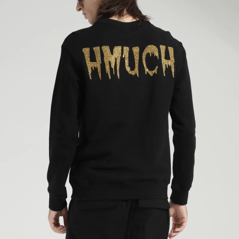 TCH Sweatshirt Unisex Black Base Gold Logo-5
