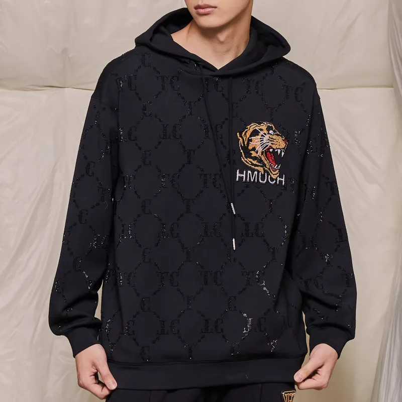 TCH Sweatshirts Unisex Black With Black Logo-2