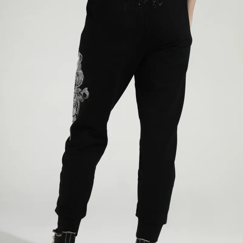 TCH Knitted Sweatpants Unisex Black-5