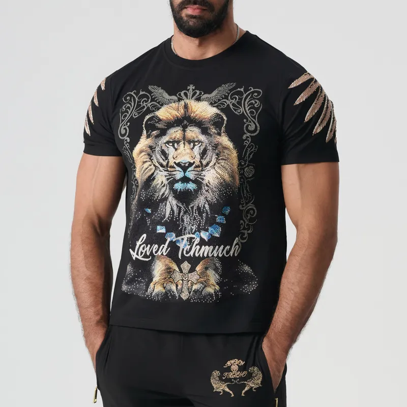 TCH T Shirt Unisex Black Base Gold Logo-2