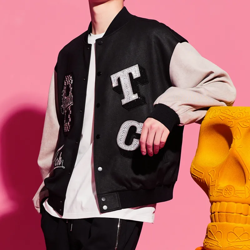 TCH Jackets Unisex Black With Silver Logo-4