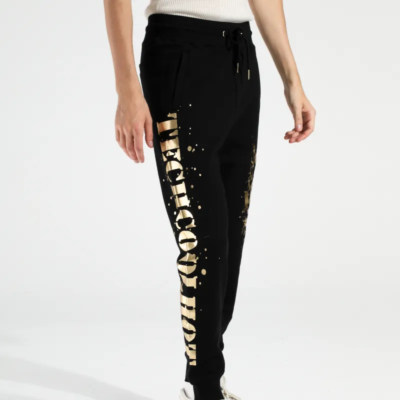TCH Knitted Sweatpants Unisex Black-3