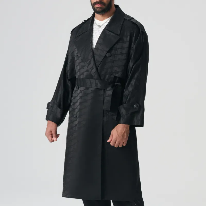 TCH Trench Coats Unisex Black-2