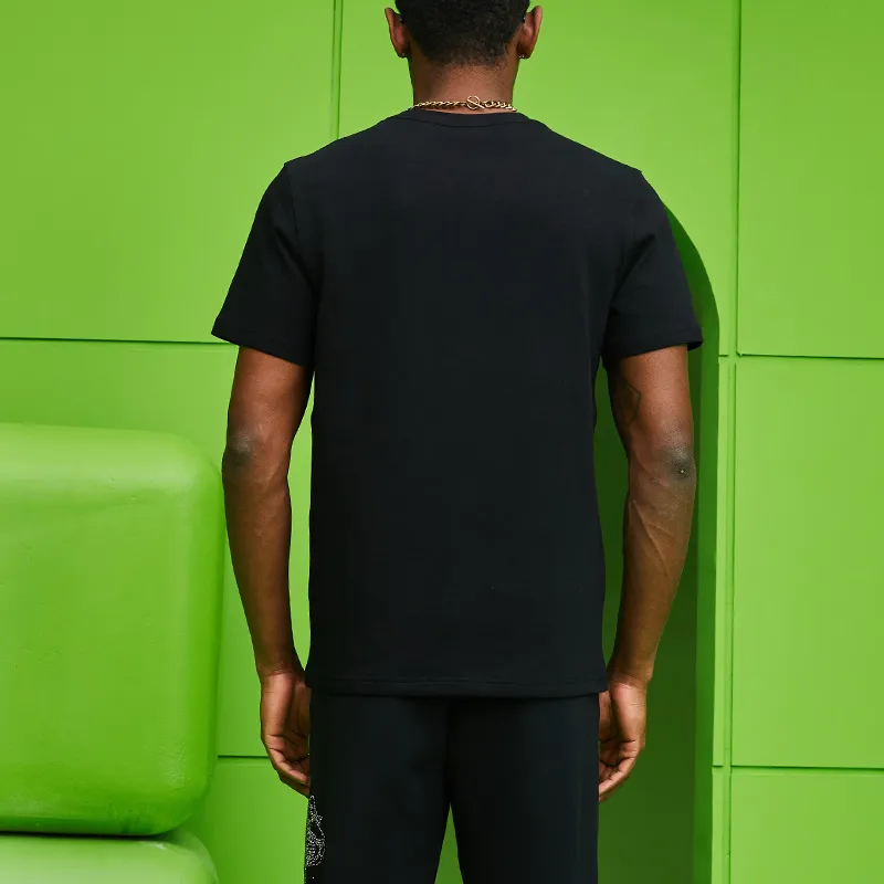 TCH T Shirts Unisex Black Base Gold Logo-2