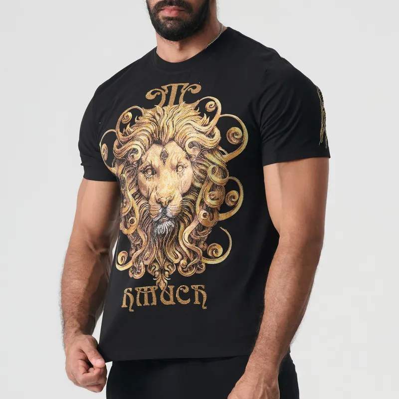 TCH T Shirt Unisex Black Base Gold Logo-4