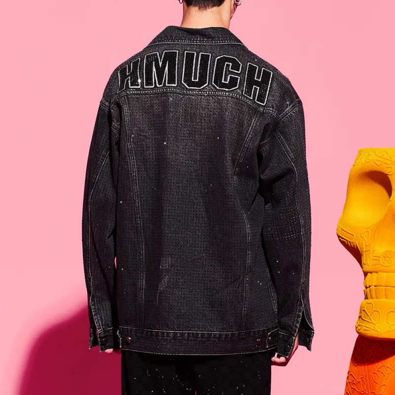 TCH Denim Jacket Unisex Denim Black-3