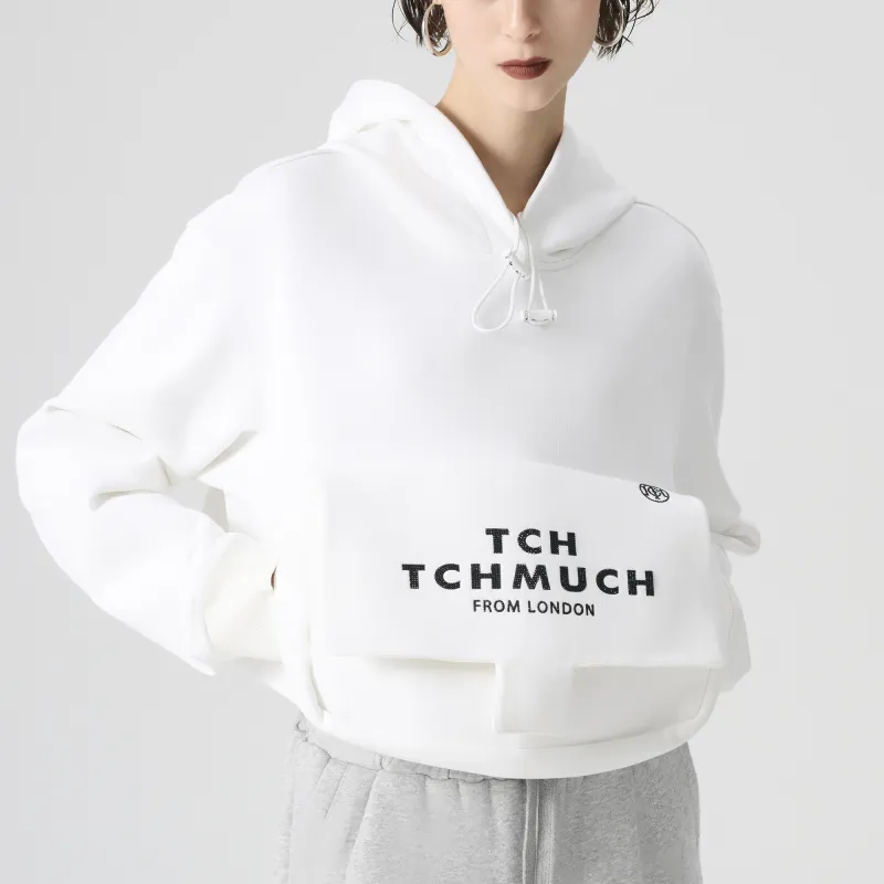 TCH SS24 High Rise Cropped Cut Hoodie Women's-3