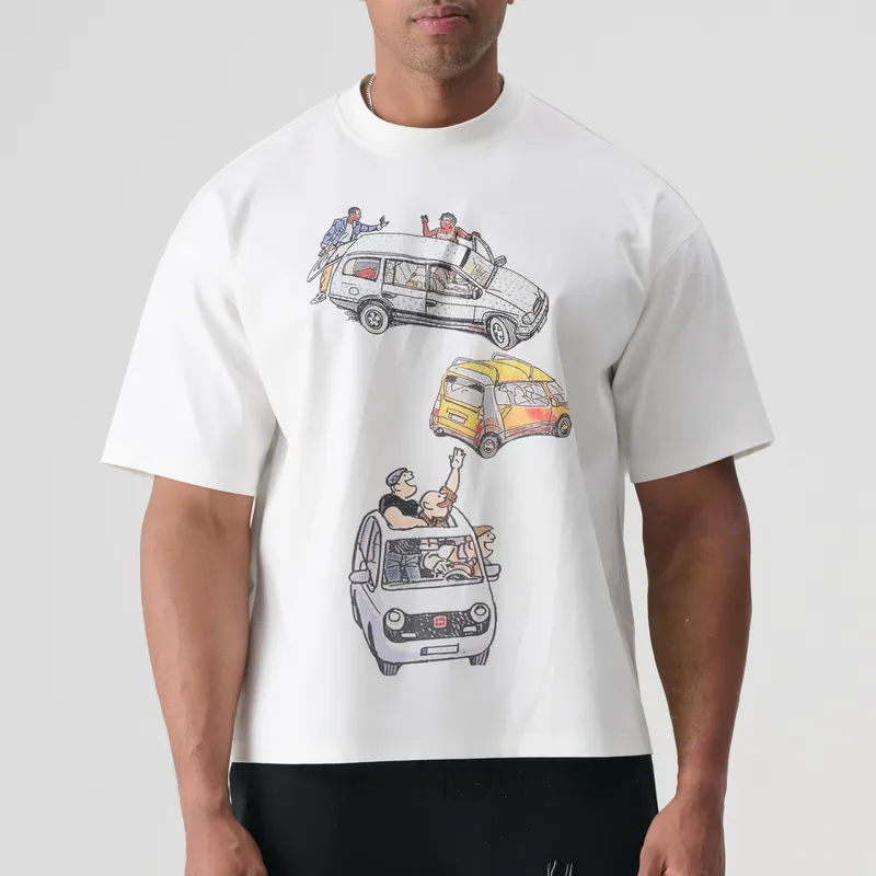 TCH T Shirt Unisex White With Silver Logo-3