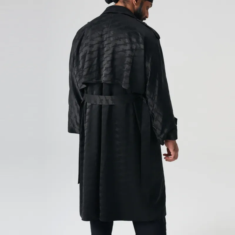 TCH Trench Coats Unisex Black-3