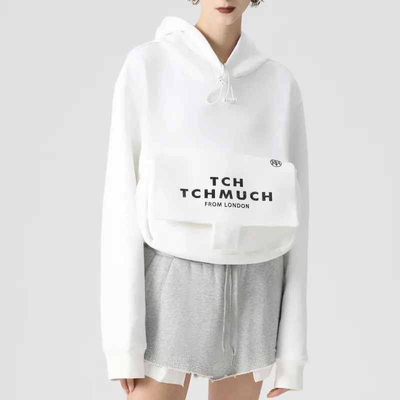 TCH SS24 High Rise Cropped Cut Hoodie Women's-2