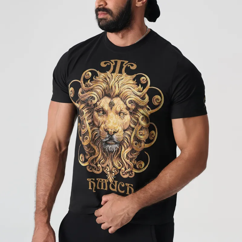 TCH T Shirt Unisex Black Base Gold Logo-2