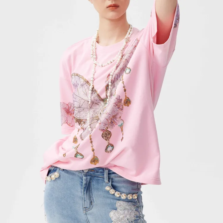 TCH T Shirts Unisex Pink-5