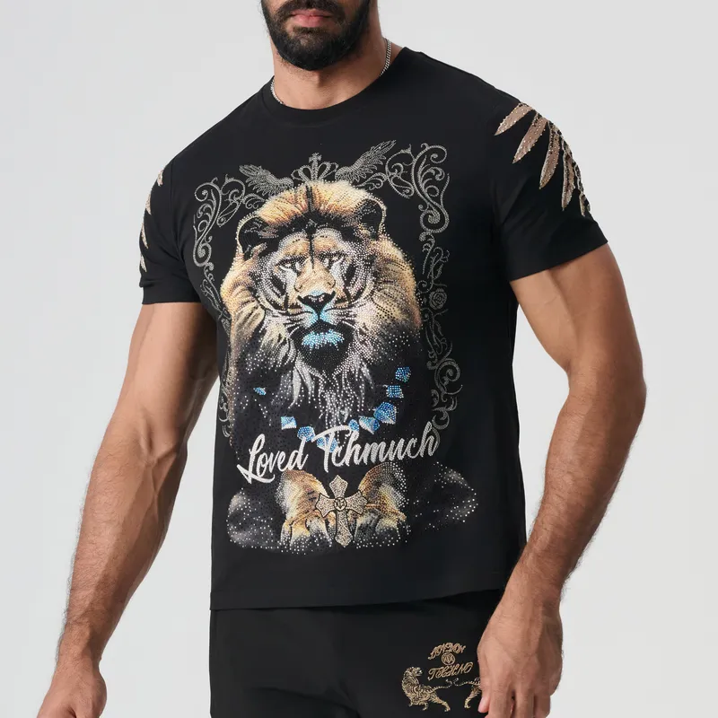 TCH T Shirt Unisex Black Base Gold Logo-6